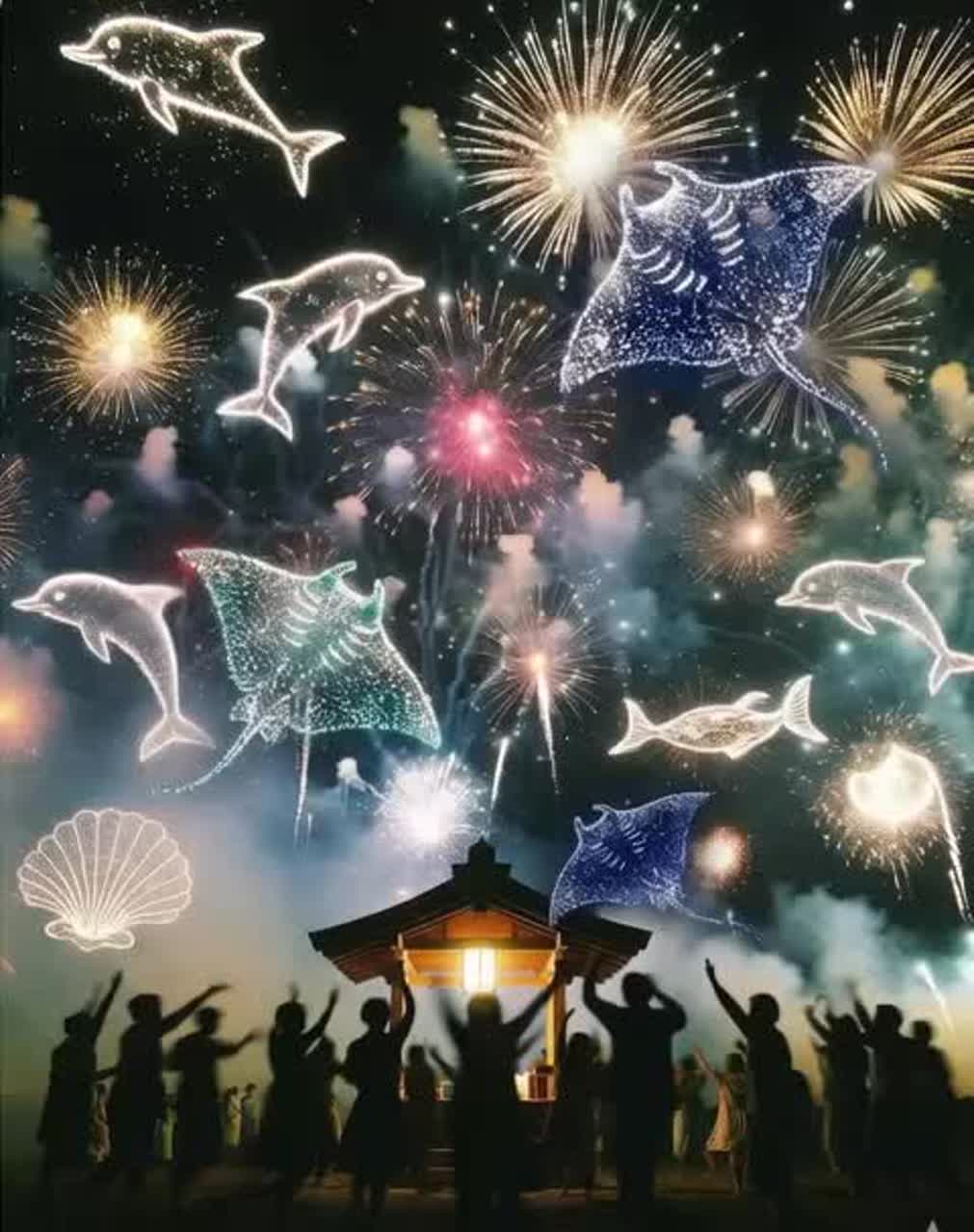 東洋のガラパゴスで盆ダンス artwork