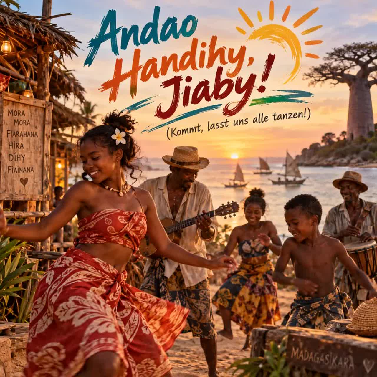 Andao Handihy, Jiaby! (Kommt, lasst uns alle tanzen!) artwork