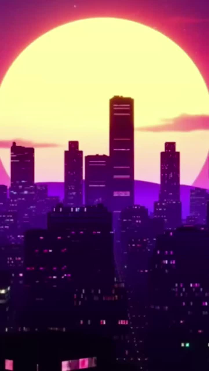 Neon Skyline (LoFi Mix) Bildmaterial