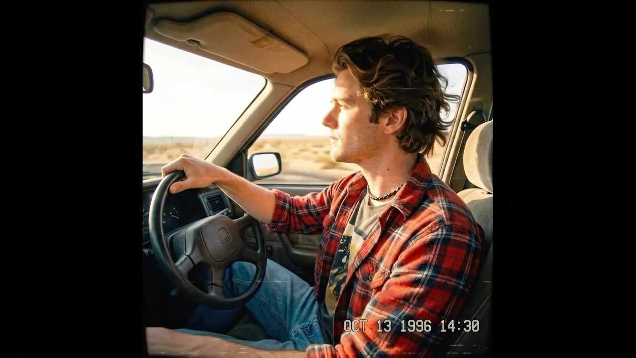 Driving out in Sunshine artwork