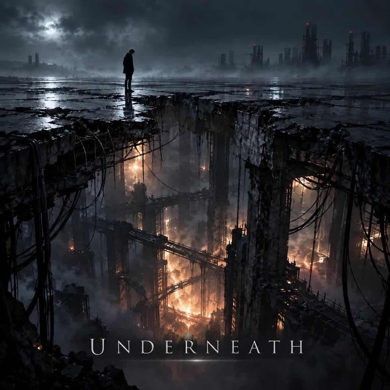 Underneath artwork