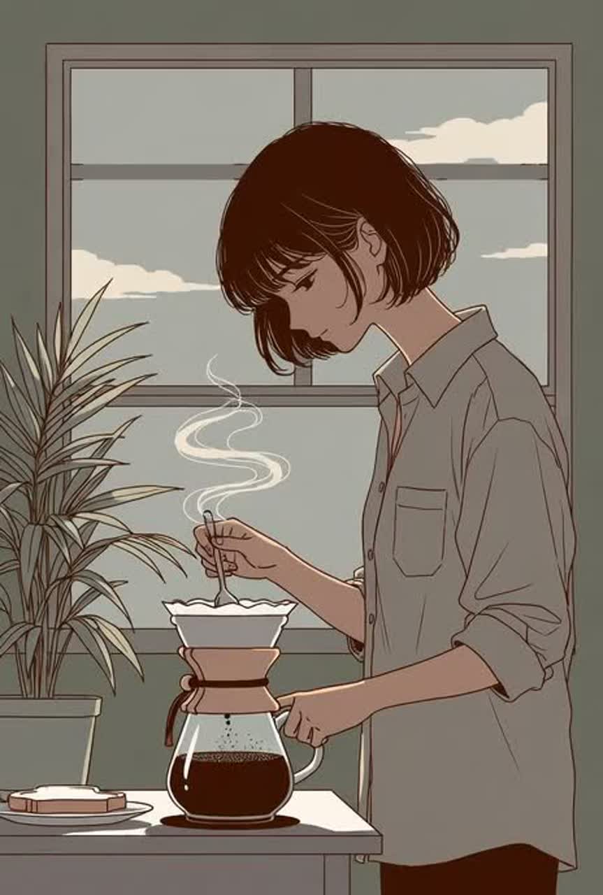 今日は僕が珈琲を淹れるよ artwork