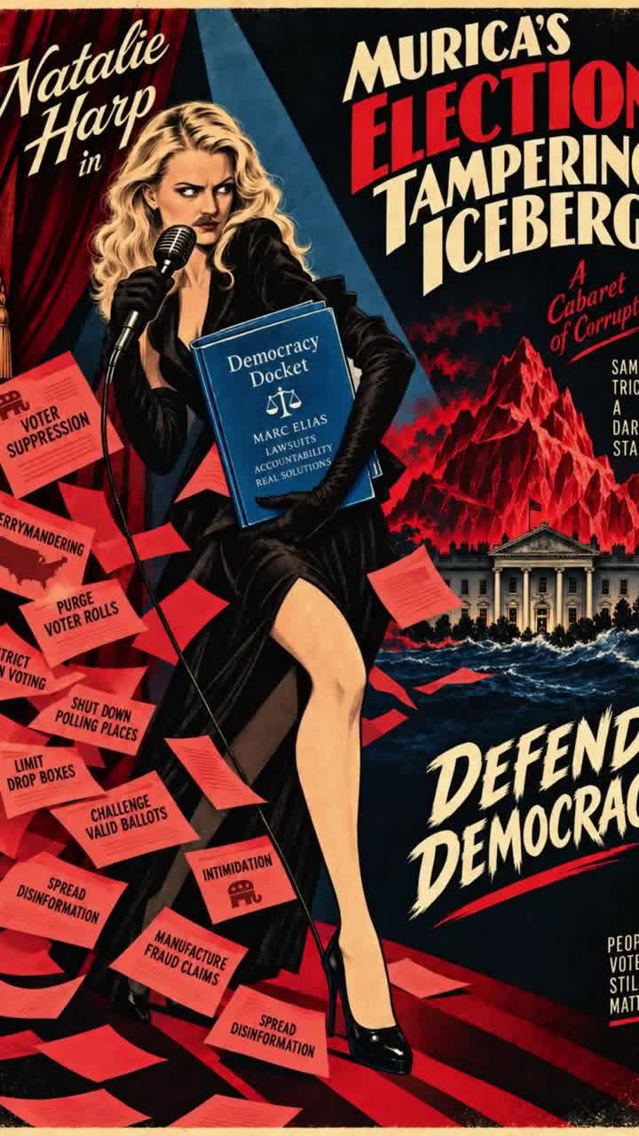 Murica’s Election Tampering Iceberg: Cabaret remix artwork