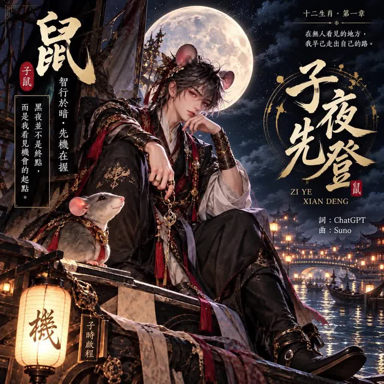 子夜先登（生肖鼠）男 artwork