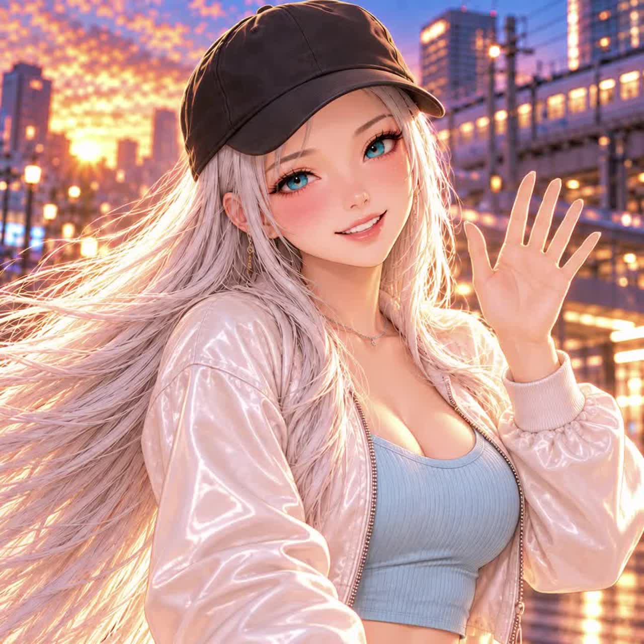 Silver Haired Girl artwork