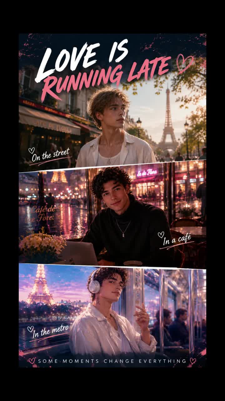 *LOVE IS RUNNING LATE * artwork