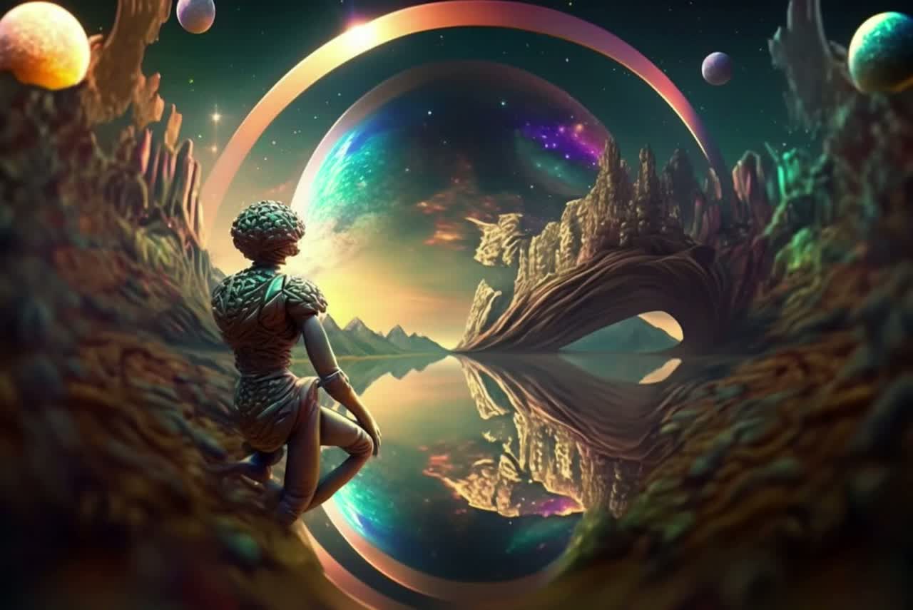 Orbiting Jazz Cushions artwork