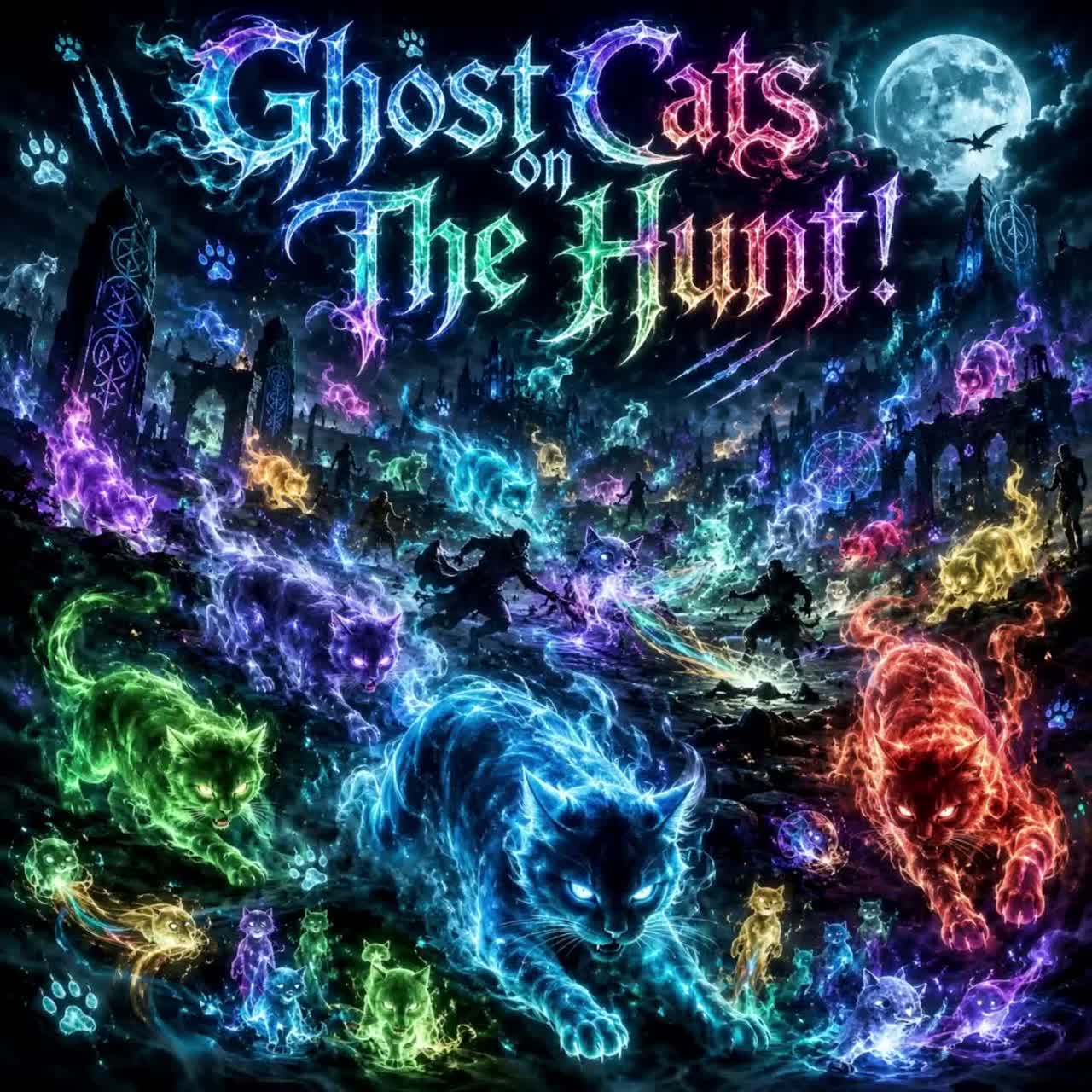 Ghost Cats on The Hunt! artwork