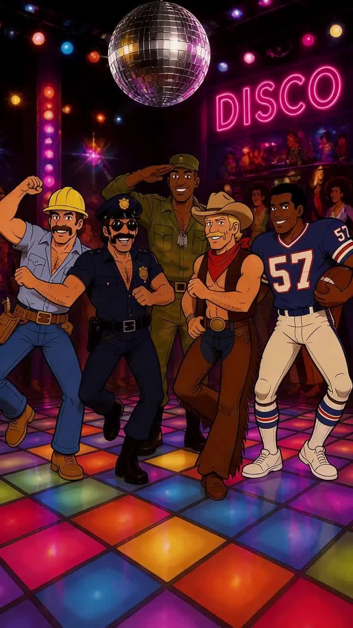 We're At the Disco by Disco Dudes artwork
