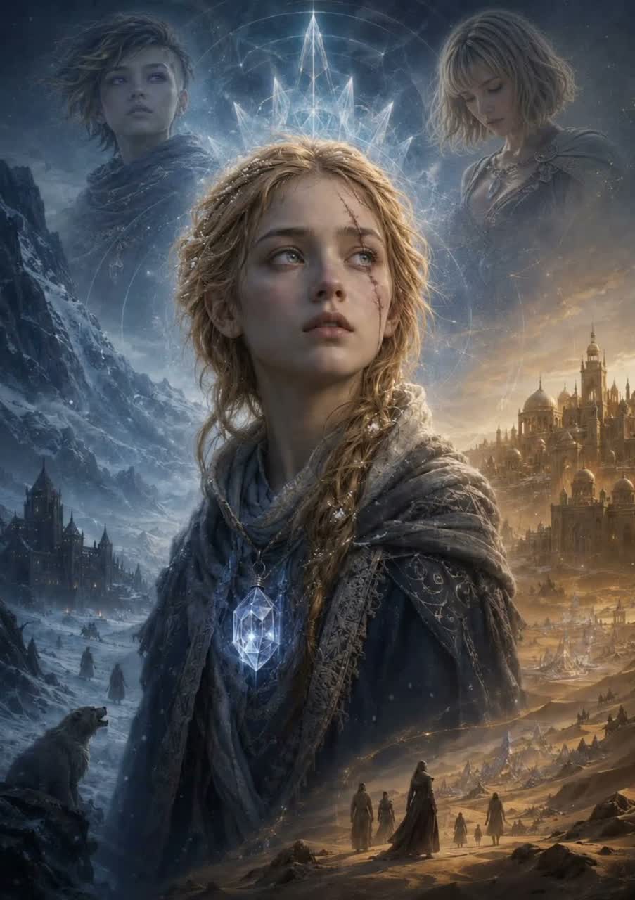 The Girl Who Heard The Crown artwork