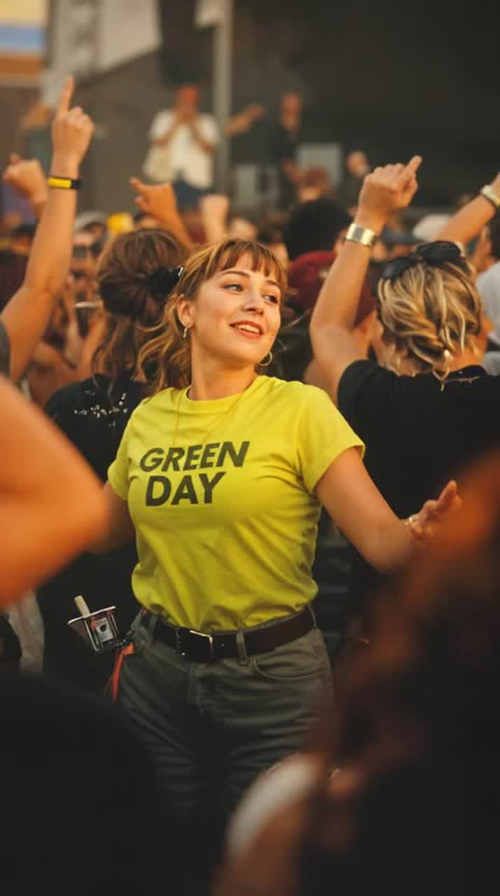 Girl at the Rock Festival Show artwork