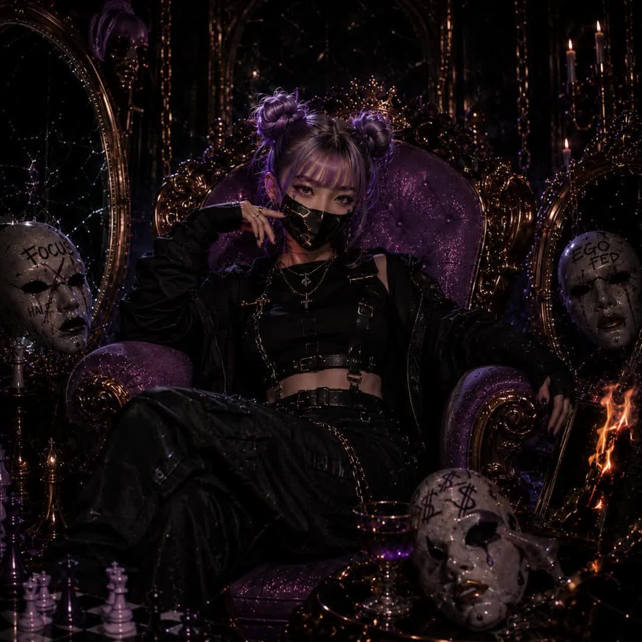 Blurring artwork
