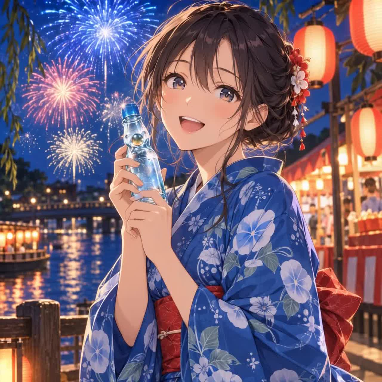 ラムネと夏祭り artwork