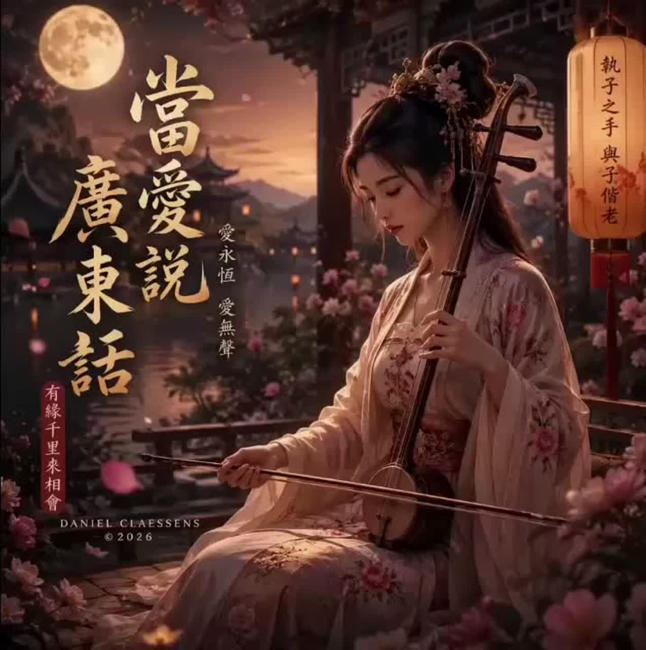 Moonlight Lotus - 當愛說廣東話 (If love speaks Cantonese) artwork