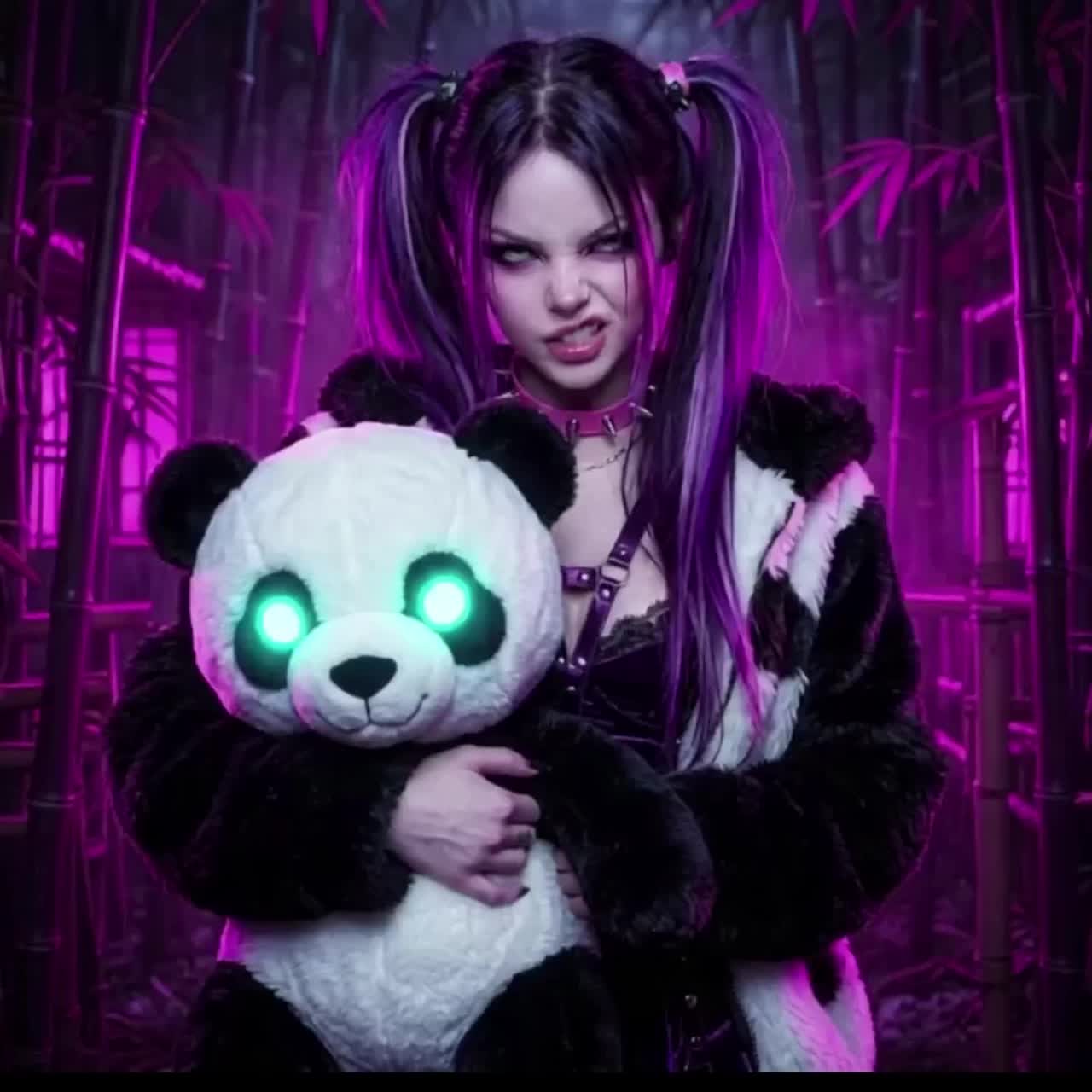 Porcelain Panic - Brat Panda artwork