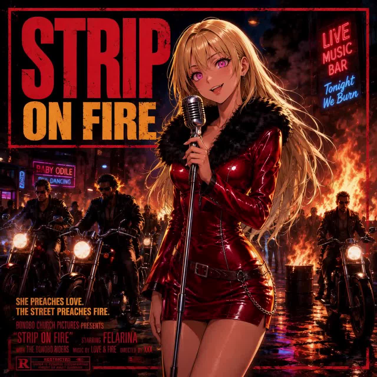 Tonight! Tear it all apart!（in"STRIP ON FIRE”） artwork
