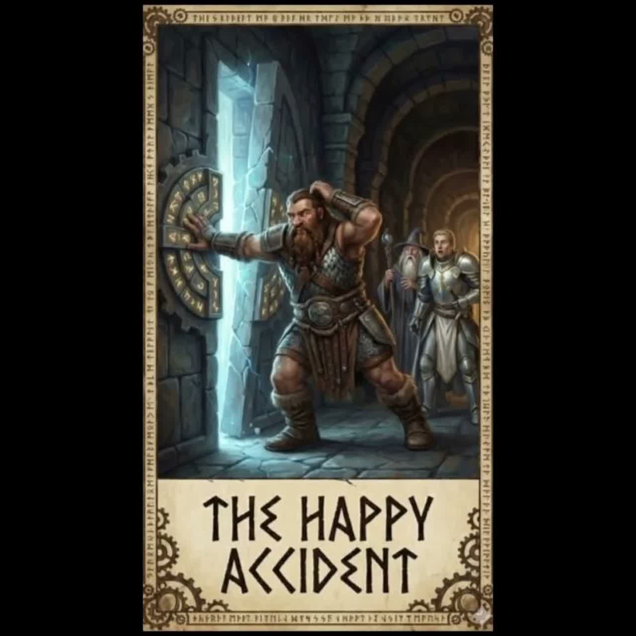 The Happy Accident - Korg the Smasher & genius barbarian - different bard artwork