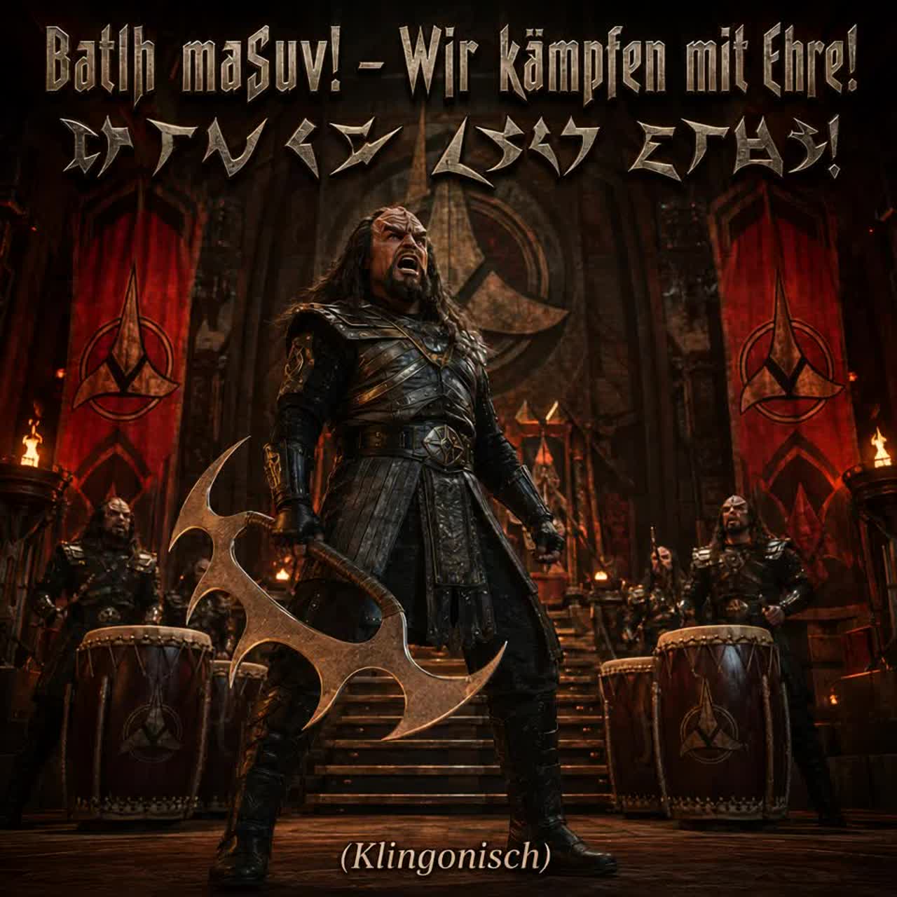 Batlh maSuv! - Wir kämpfen mit Ehre! (Klingonisch) artwork