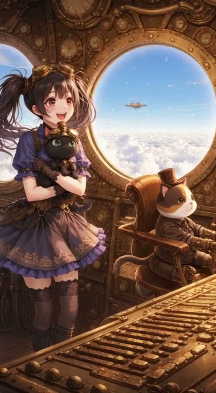 蒸気の空を越えて⚙️-Beyond the Steam Sky-⚙️ artwork