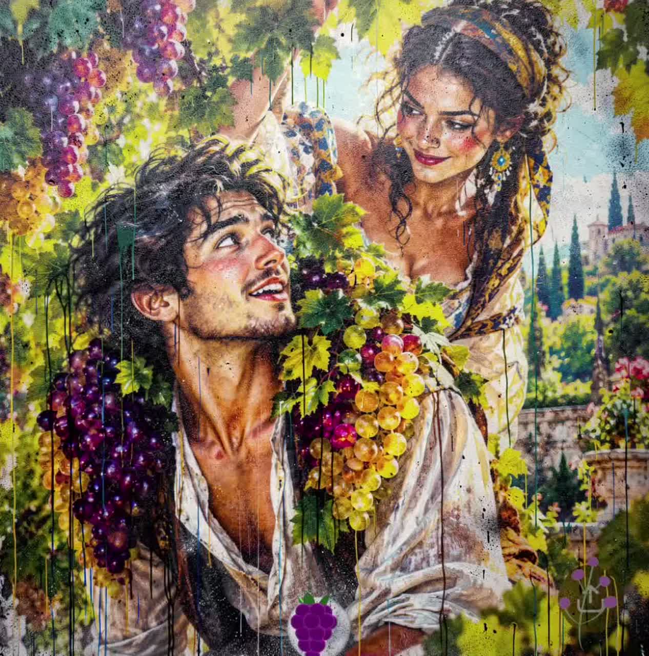 Wind 👁️🍇👁️Beneath the 👁️🍇👁️Vines artwork
