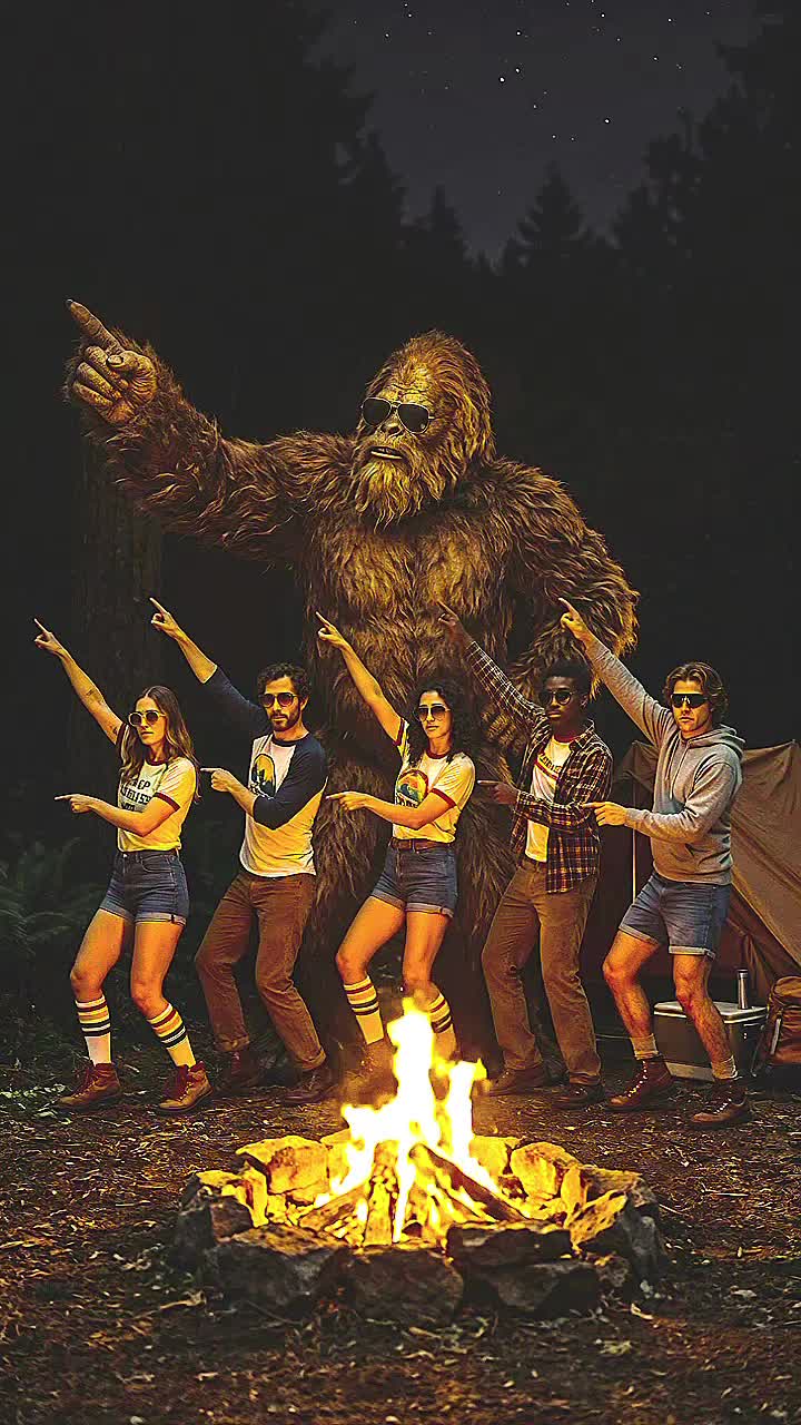 A Campout with Bigfoot artwork