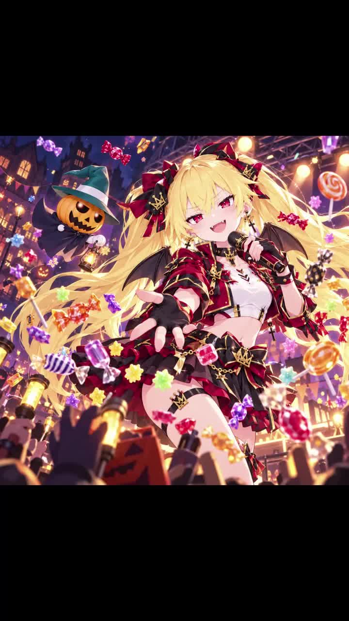 🎃キャンディ💖U🎃 #おされさんめ #じゃんぐる村 #Hallowe'en artwork