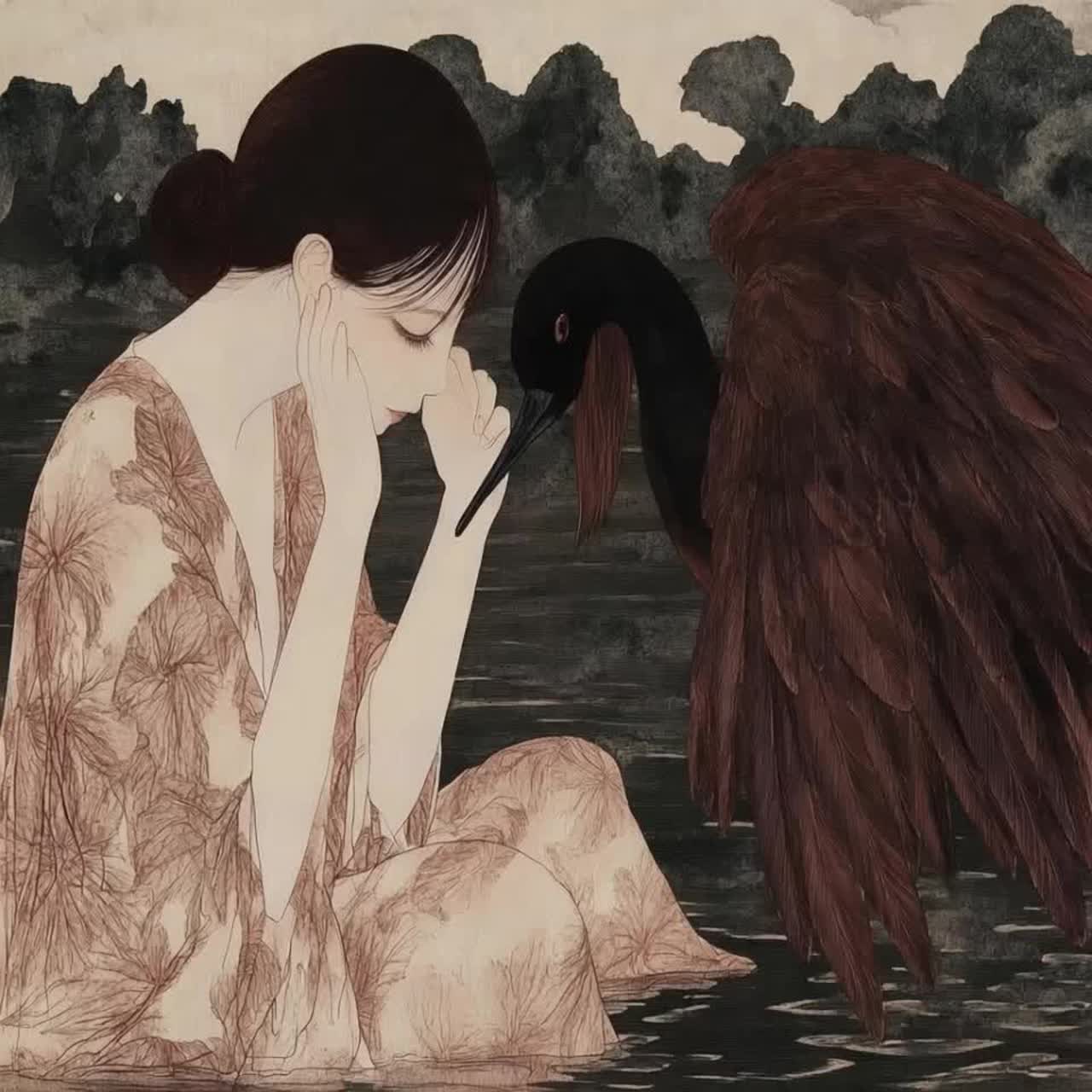 🦉✨🐿️Entangled Silky Hair | Capelli di Seta Intrecciati | 糾纏的絲髮 artwork