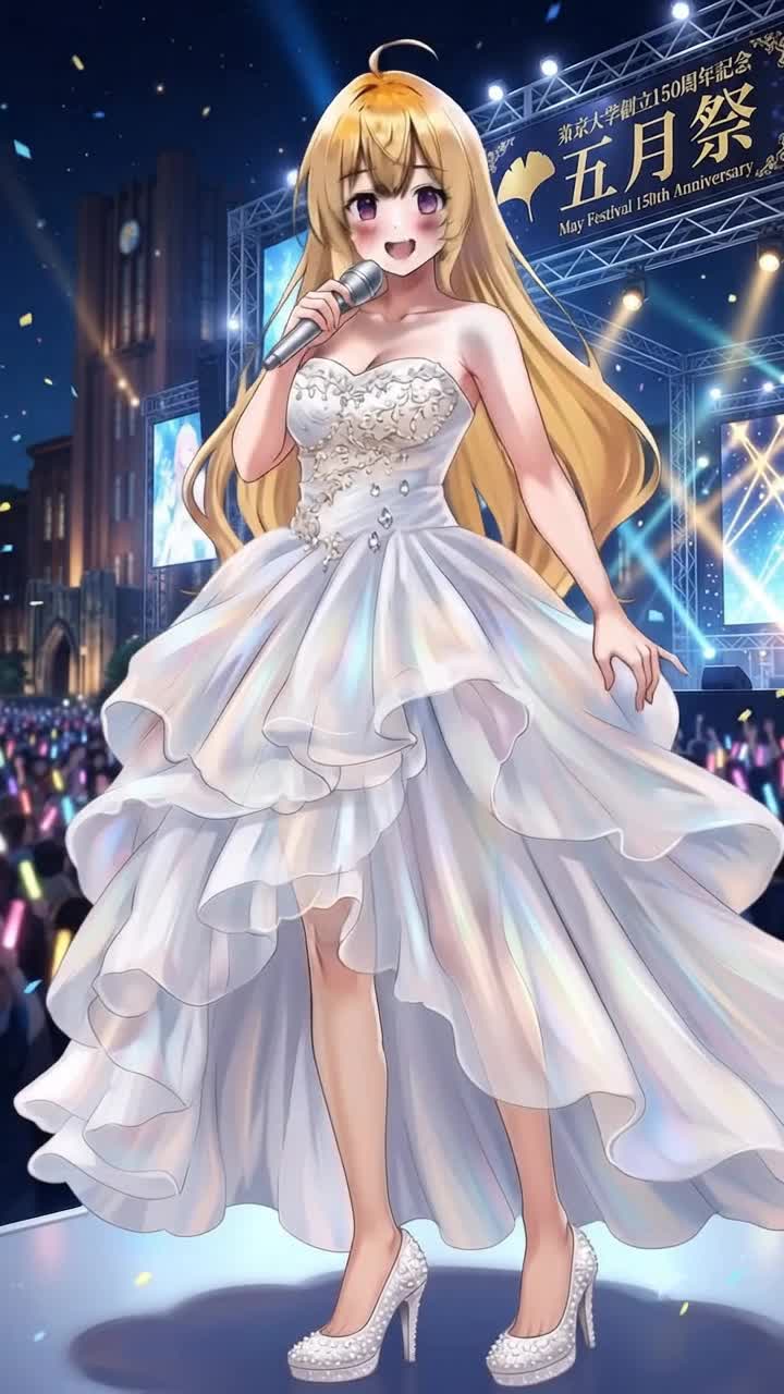 【ネコにゃーシリーズ】🌈わたあめランドのワルツ 東大ライブ ver. #denpa song  その2（にゃんでんかんでんコラボ） artwork