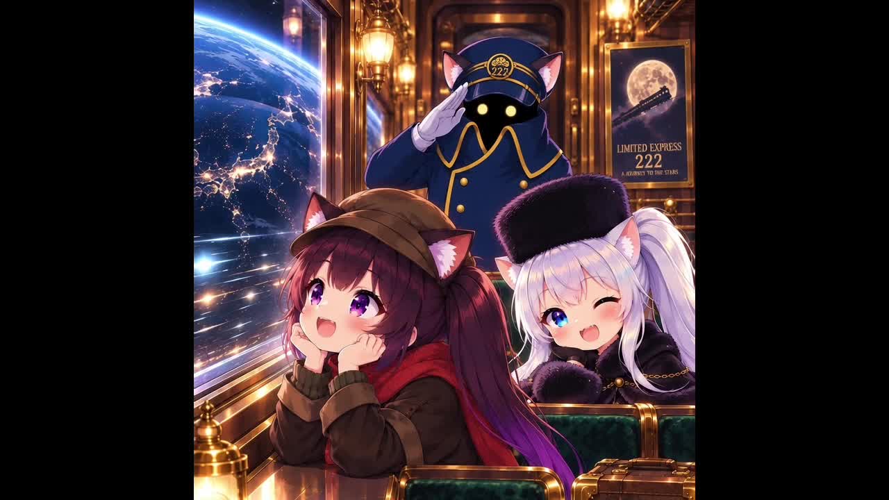 GALAXY TRAVELERS 🌌🚂 artwork