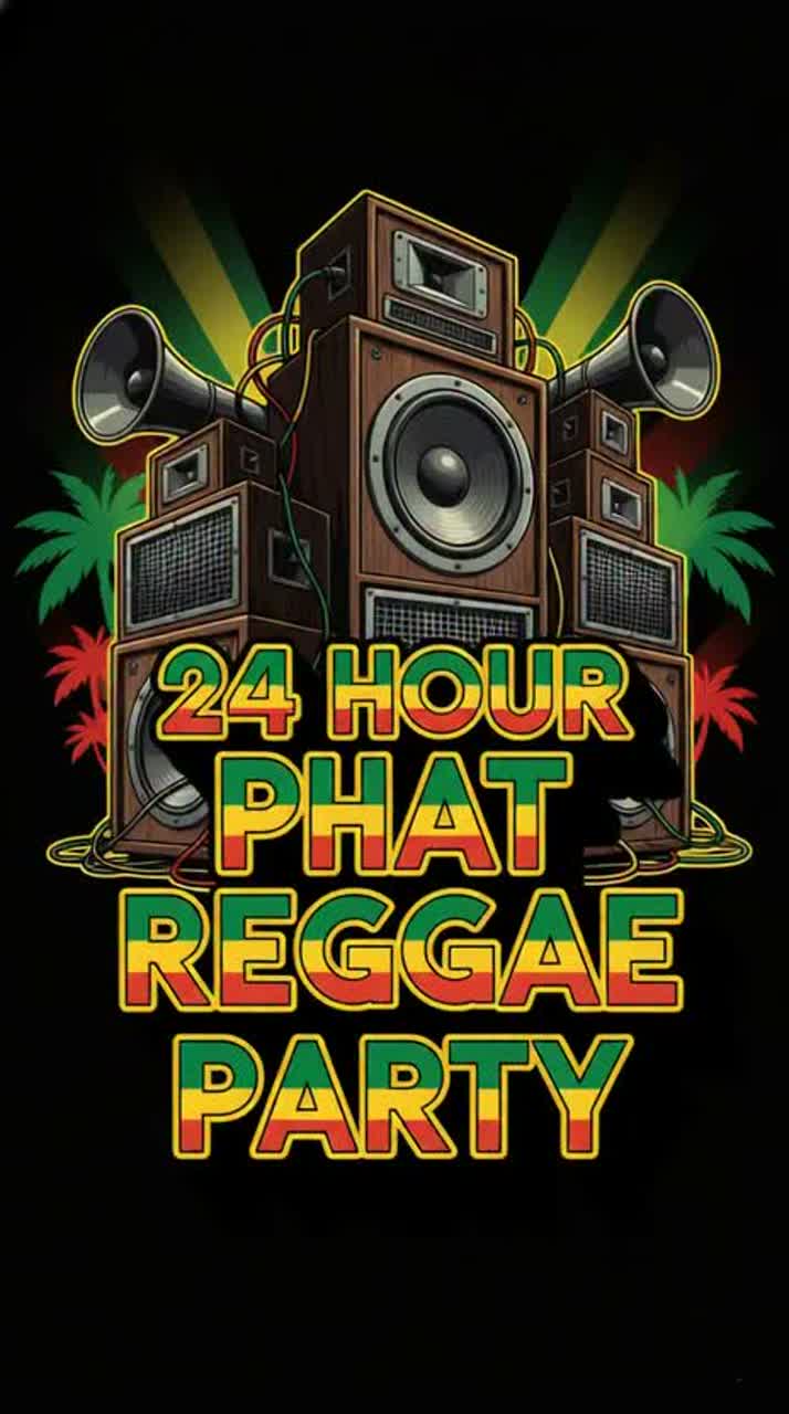 24 Hour Phat Reggae Party | Reggae Dancehall artwork