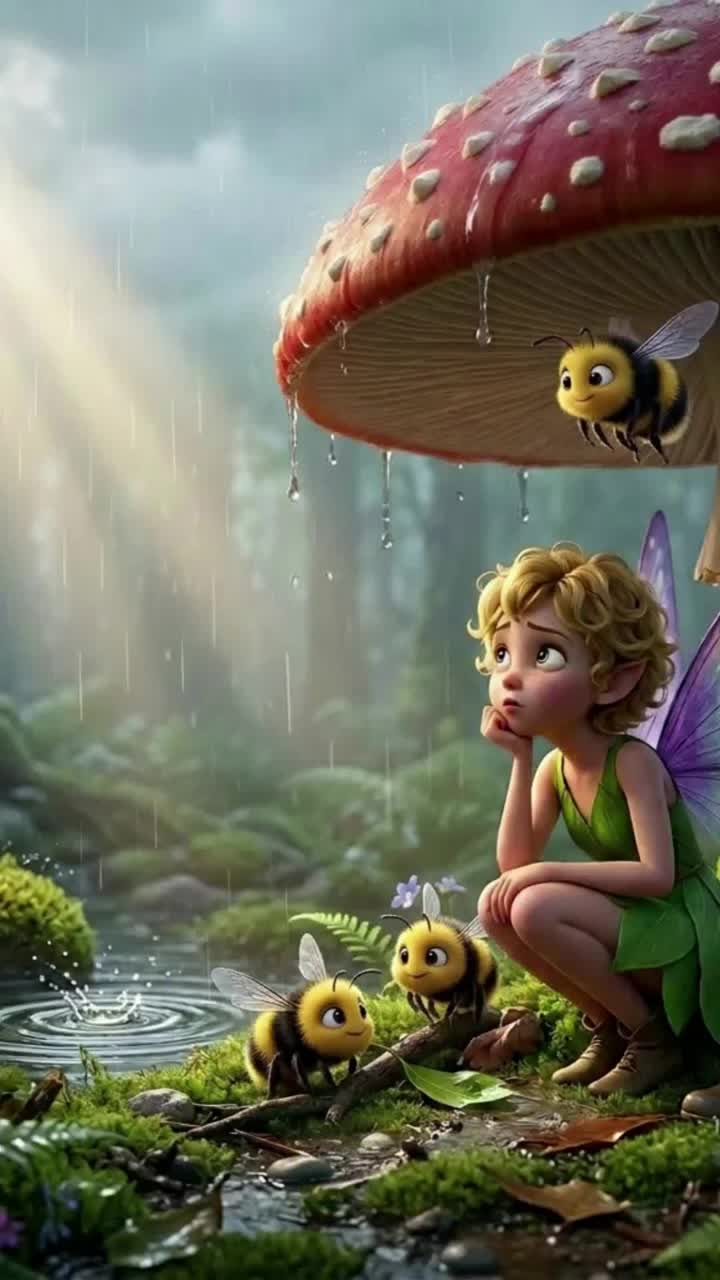 Rain, Rain Hurry By artwork