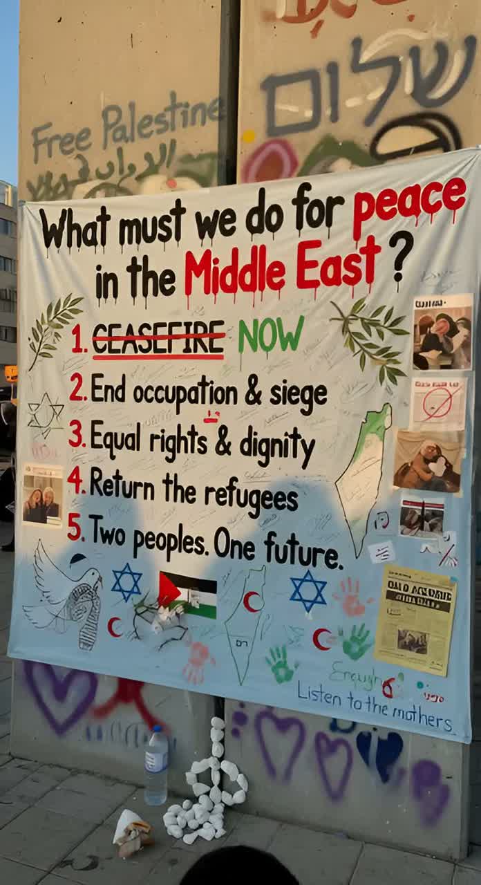 What Must We Do For Peace In The Middle East ~ Belly Dancers for Justice artwork