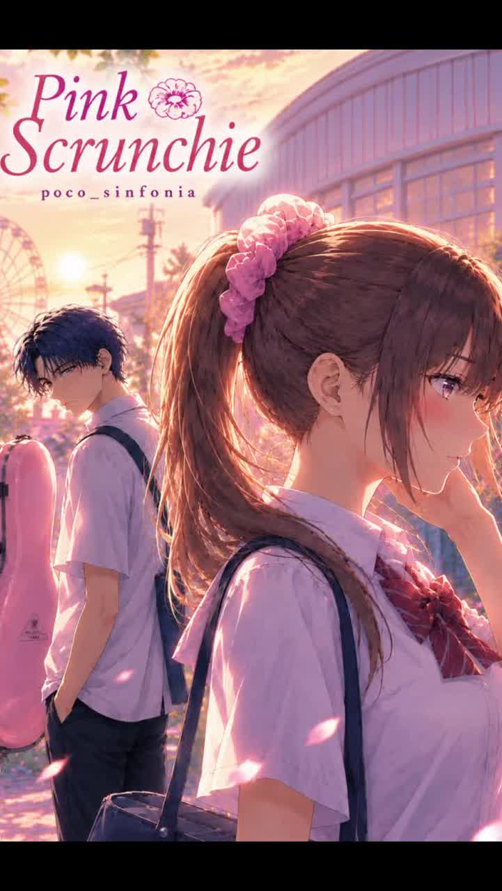 Pink Scrunchie / ピンクのシュシュ artwork