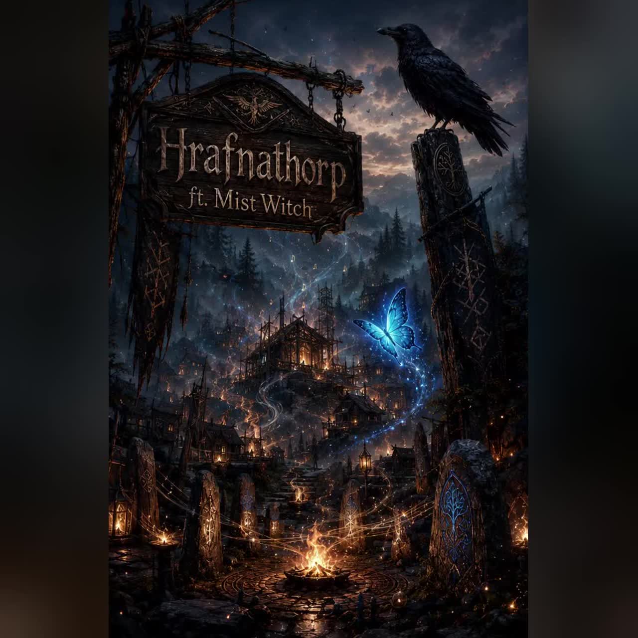 Hrafnathorp (en - ft. Mist Witch) artwork