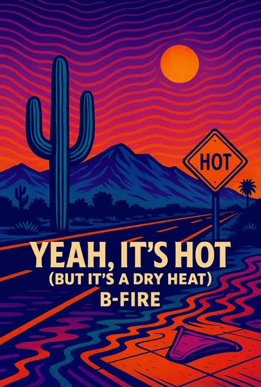 Yeah it’s Hot (But it’s a Dry Heat) artwork