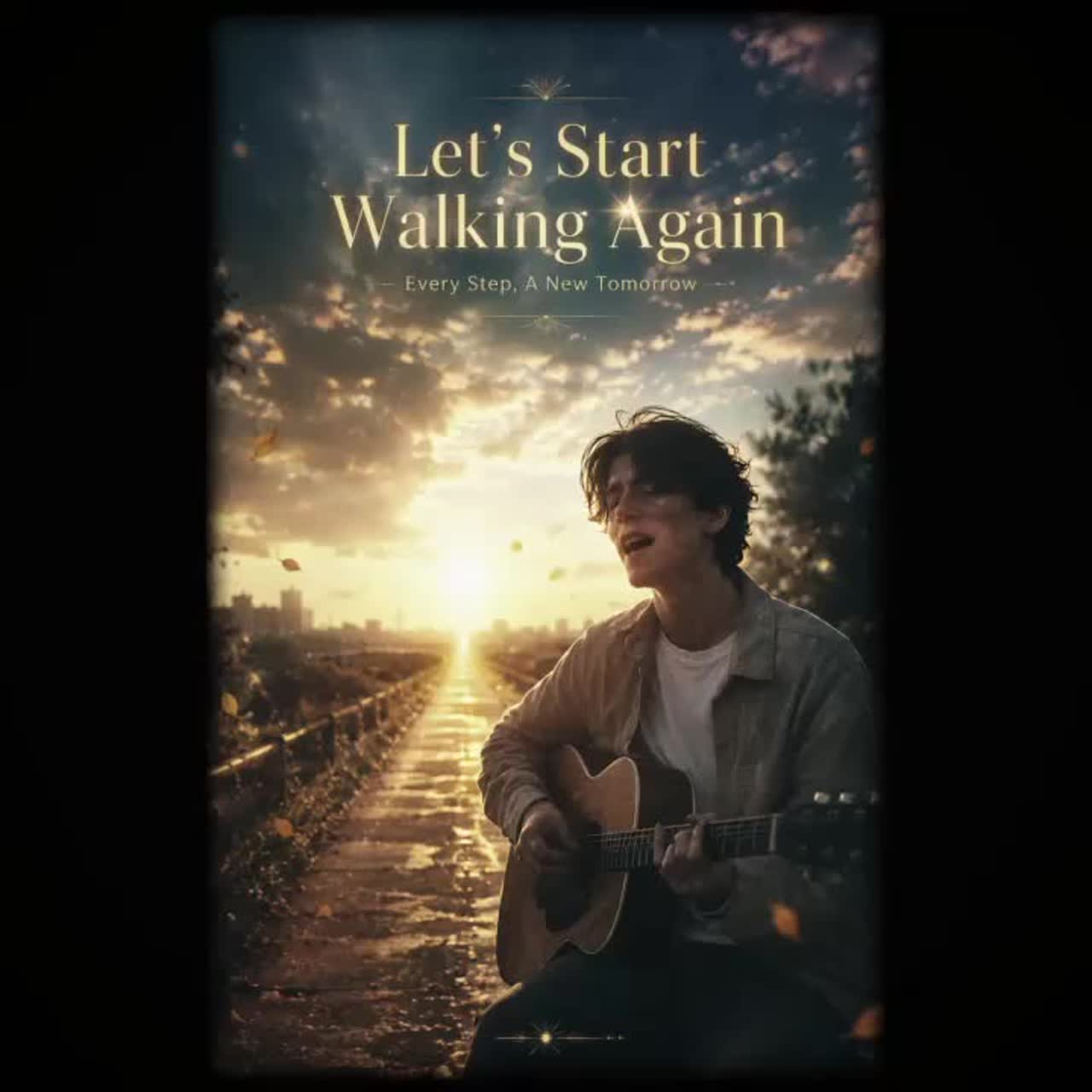 Let's start walking again artwork