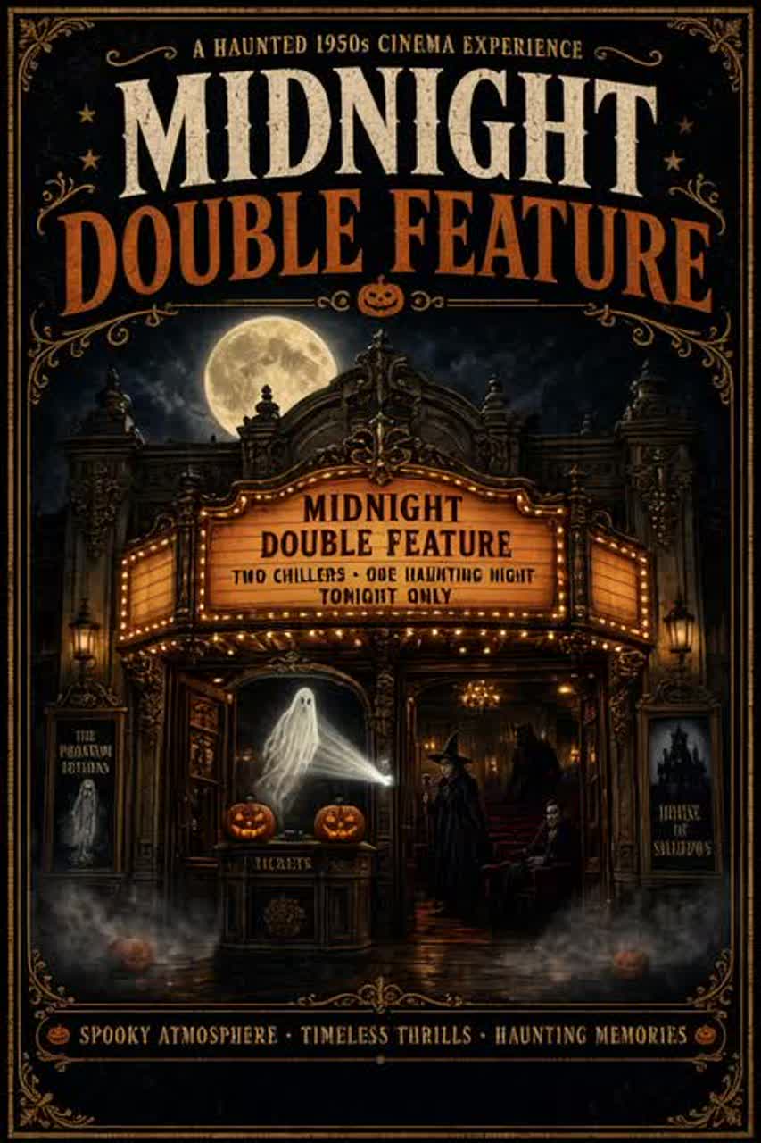 Midnight Double Feature artwork