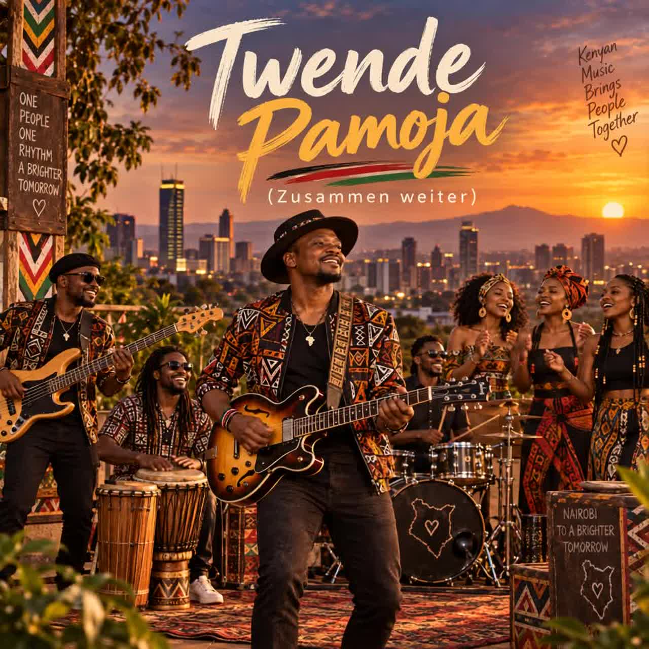 Twende Pamoja  (Zusammen weiter) artwork