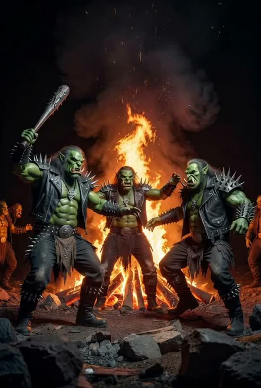Dance of Palademon’s orcs (Edit) artwork