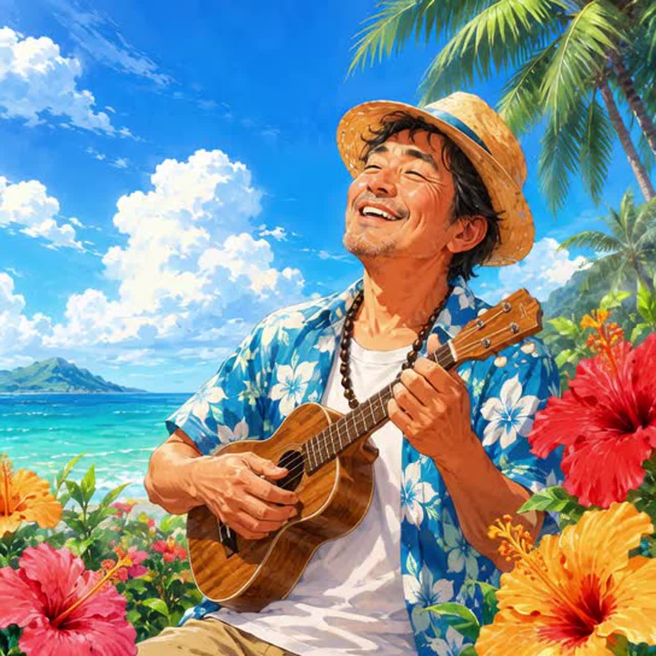 ハイビスカスにハイッ！ビスケット artwork