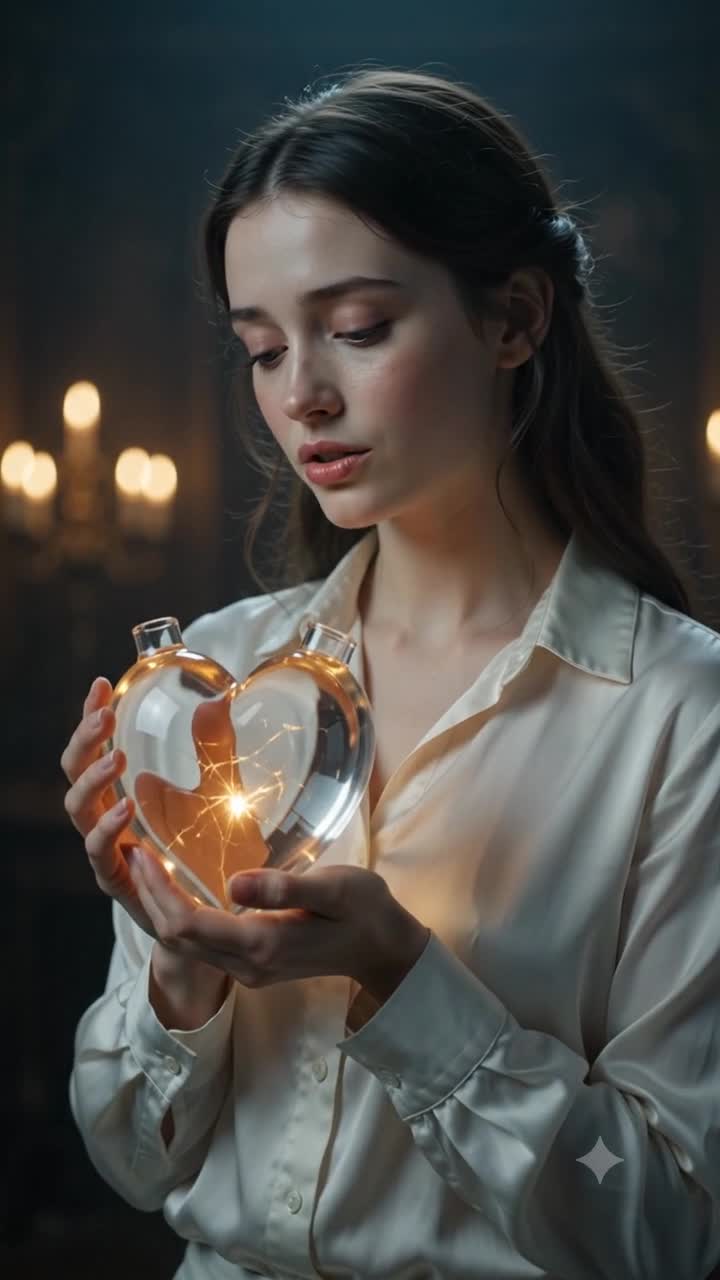 GLASS HEART (HANDLE WITH CARE) artwork