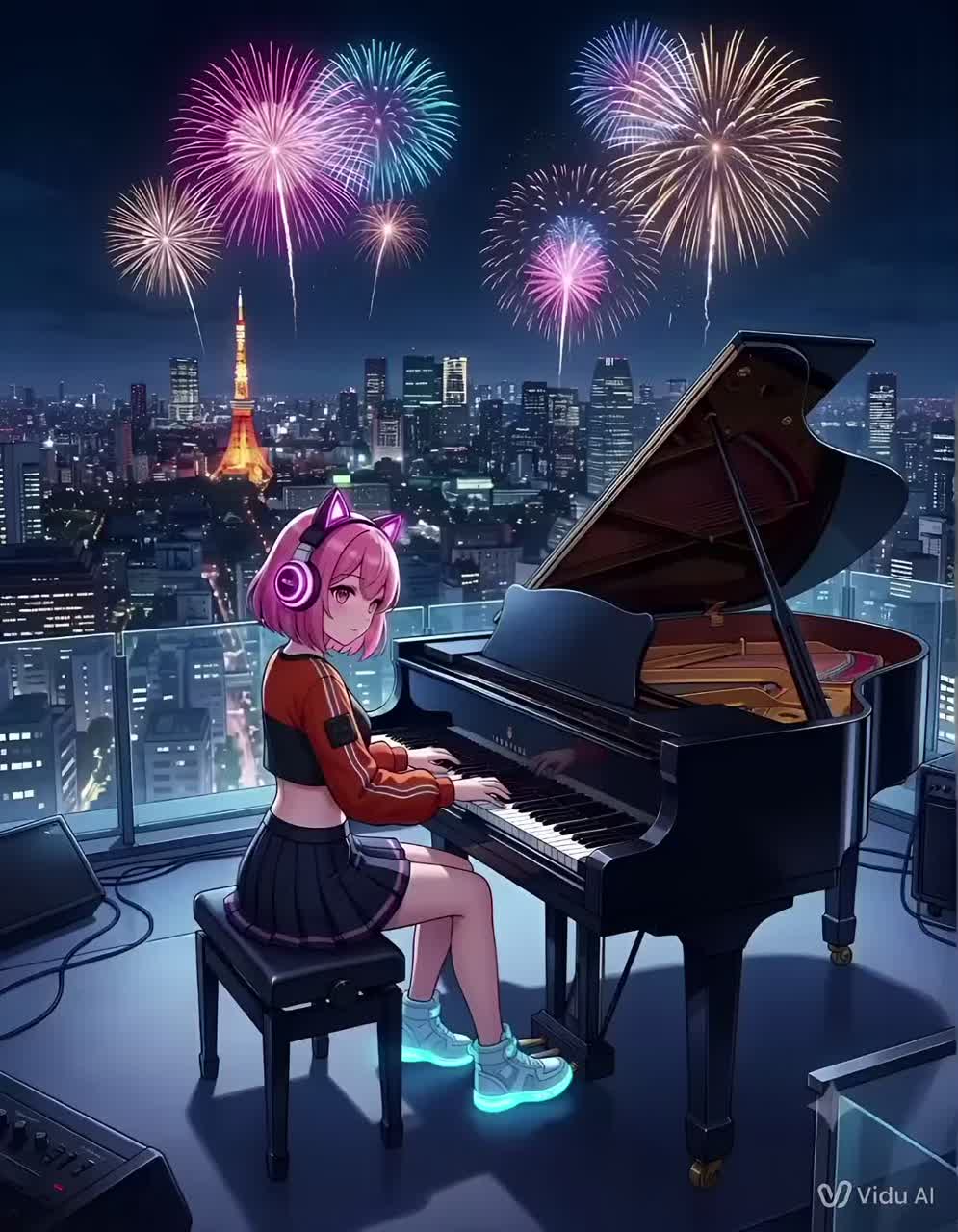 【BGM】Dancing in Neon Winds  〜 Instrumental 〜 artwork