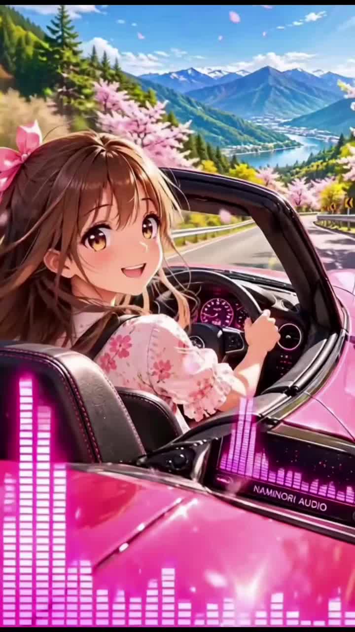 (Spring Mountain 🚗 Drive 🌸 Ver.) My Spring Breeze Again ～Winding Roads of Spring～⛰️ artwork