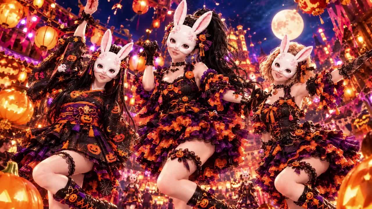 [フランス語ver]Hallo, Hallo, Danse d’Halloween ♪26はろはろはろうぃん音頭♪26Hallo Hallo Halloween Dancing artwork