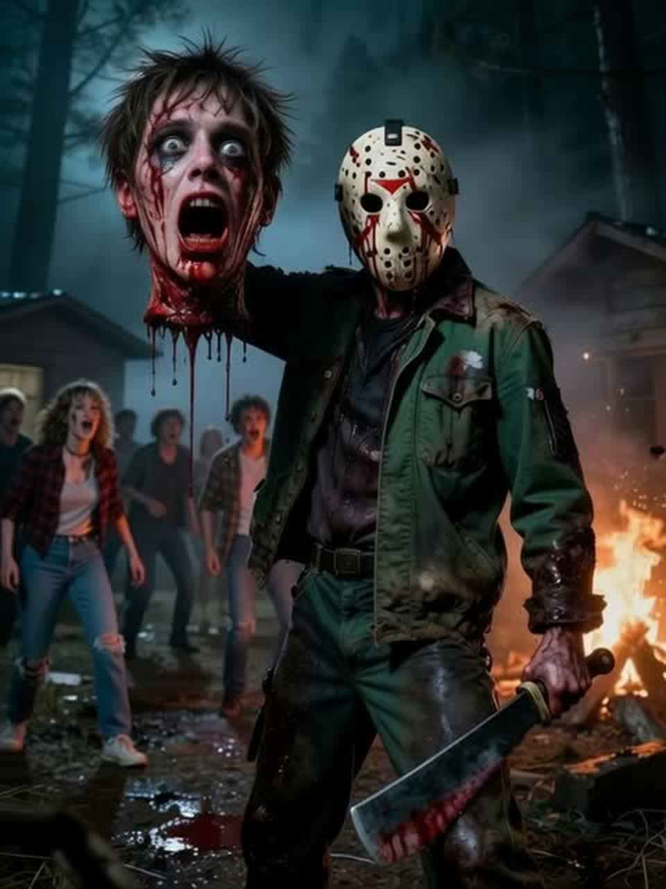 Friday the  13th (Fuckin’ teenagers) V1 artwork