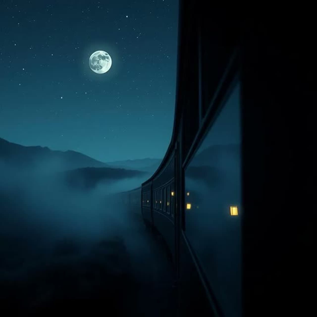 over night train to inverness artwork