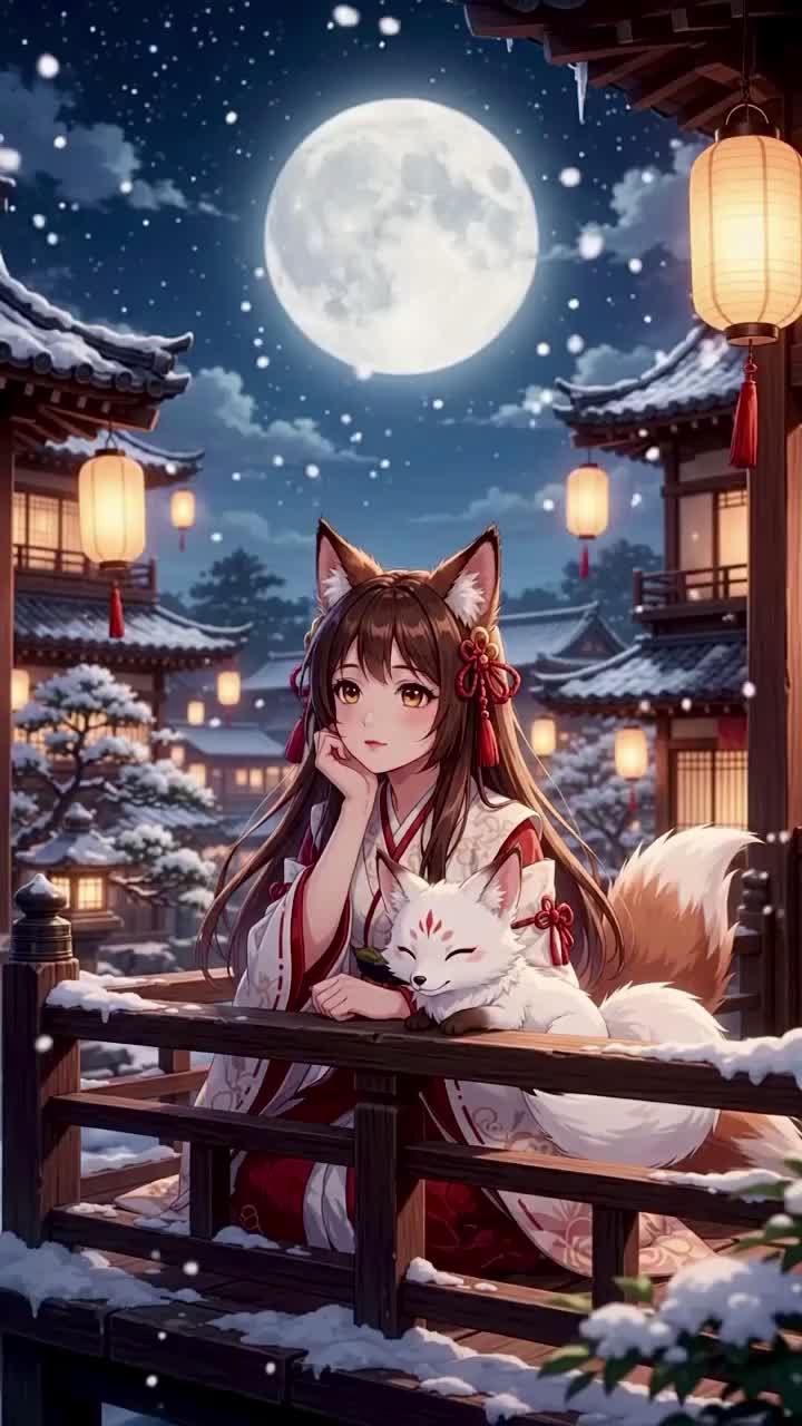 《銀雪》 ｜序章《二進位雪狩》 artwork