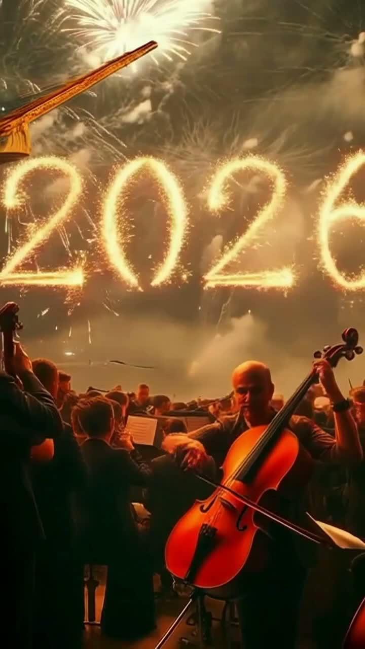 Orchestral Fireworks - New Year's 2026 artwork