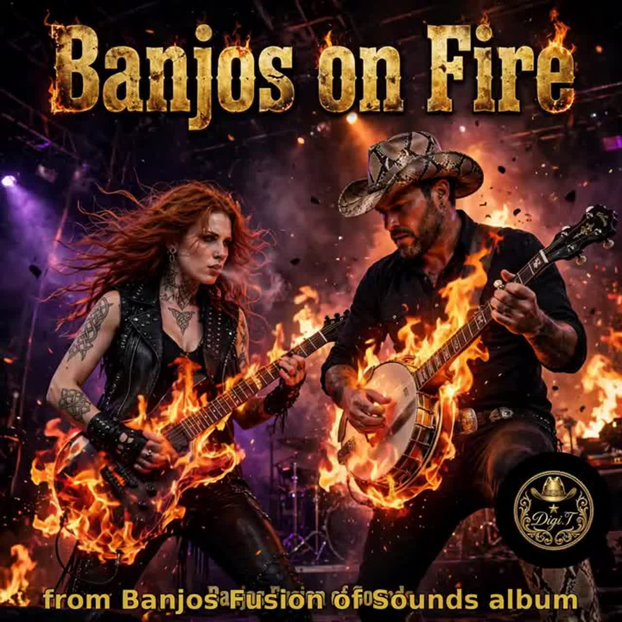 🪕"Banjos on Fire"🔥 artwork