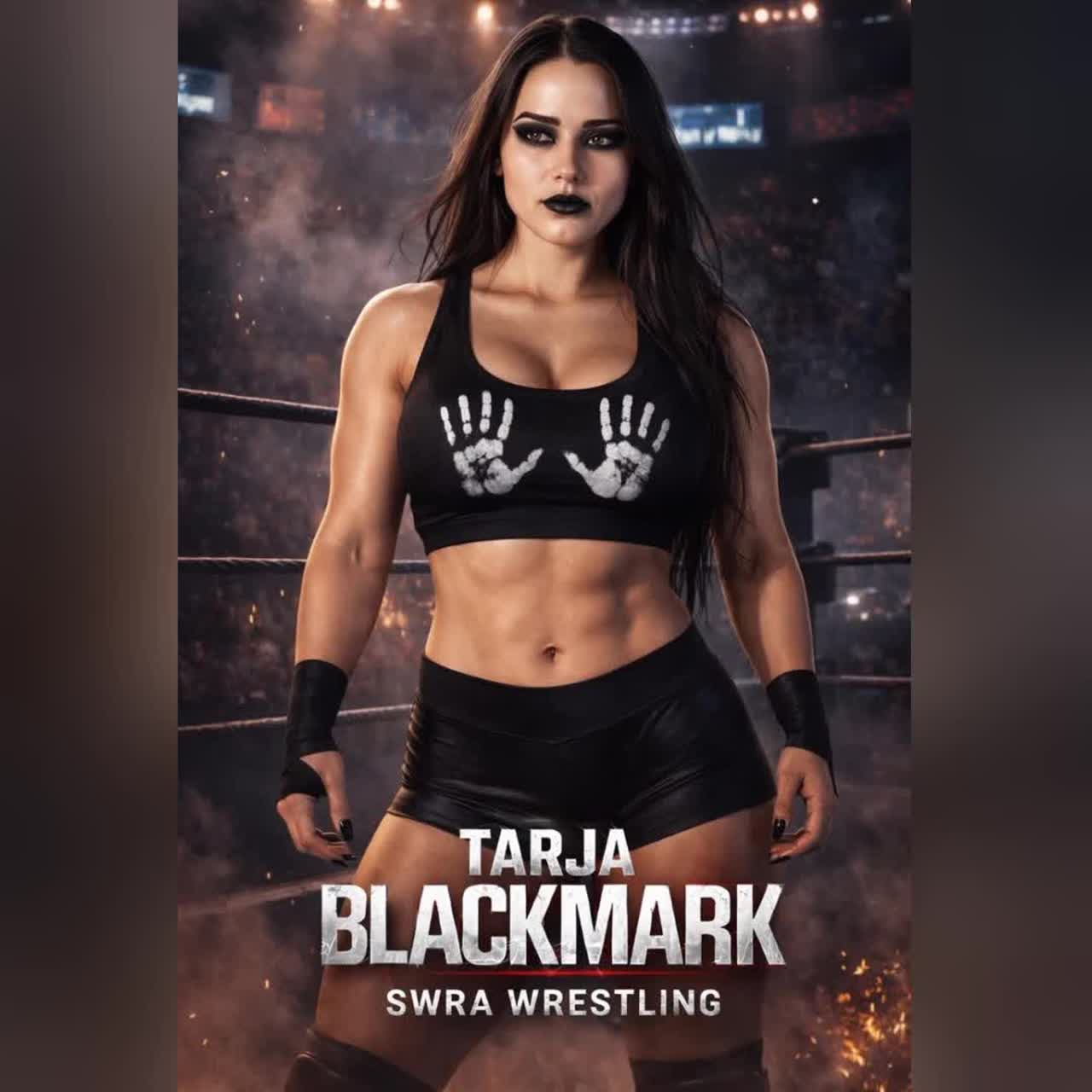 Tarja Blackmark - SWRA Wrestling artwork